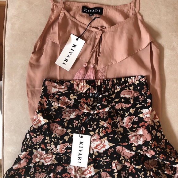 NWT Kivari Set (skirt & top) - Picture 2 of 2